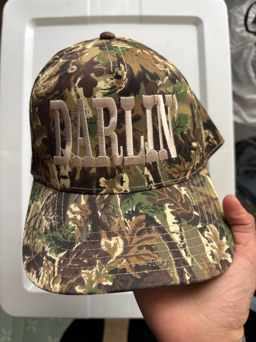 OTTO Camouflage "DARLIN'" Baseball Cap - Green, Brown, Tan